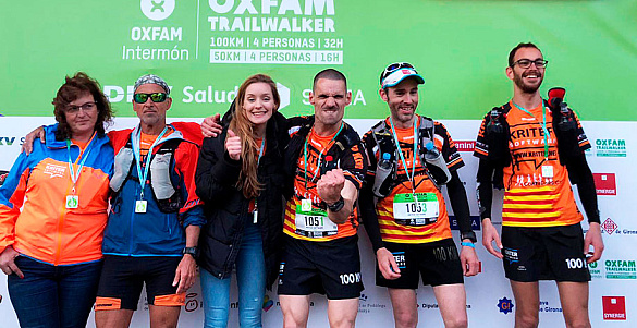 Kriter Software el primer equipo en cubrir los 100km de la Solidaridad OXFAM Trailwalker 2019 Girona