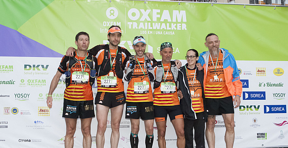 KRITER, segundo equipo en llegar a la meta en la Trailwalker Girona