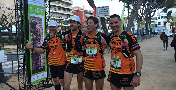 KRITER consigue mejorar su marca en la Trailwalker Girona 