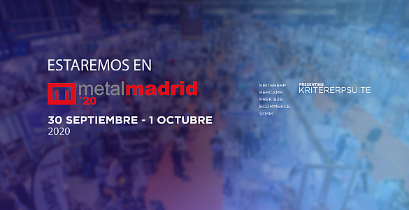 KRITER SOFTWARE EN METALMADRID 2020 (ACTUALIZADO)