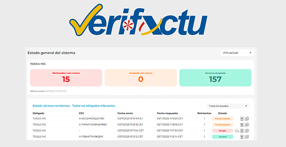 Veri*Factu: Ampliación de plazos de adaptación de los sistemas informáticos de facturación.